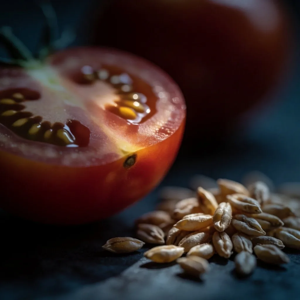 Sprouted grains and legumes on a wooden surface